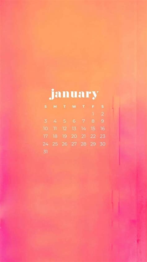January 2021 Calendar Wallpapers 30 Free Designs To Choose From