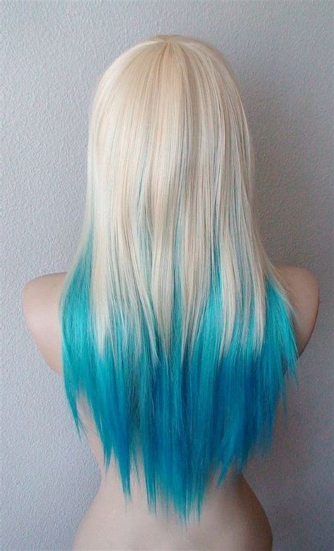 Image Result For Blonde Hair With Blue Underneath In 2019 Hair Styles