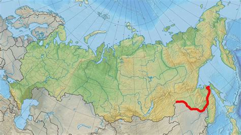 31 Amur River On Map Maps Database Source