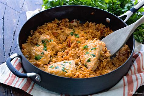One Pot Fiesta Chicken And Rice ~ Quick Easy One Pot Dinner With A