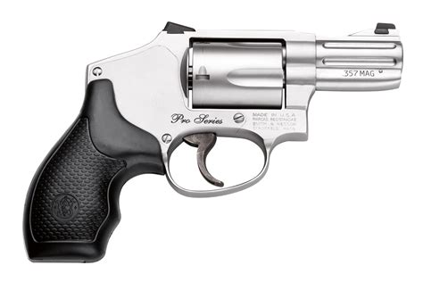 Smith And Wesson M640 Pro Revolver 357 Magnum 2 18 In Black Synthetic