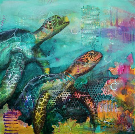 Turtle Bay Mixed Media By Cat Hartgraves Fine Art America