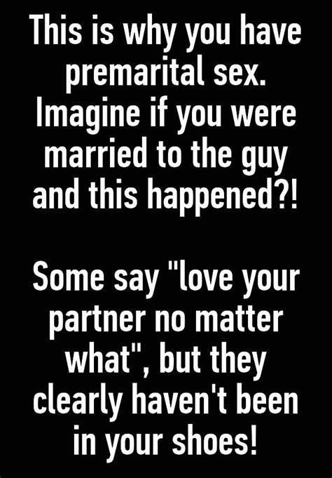 This Is Why You Have Premarital Sex Imagine If You Were Married To The Guy And This Happened