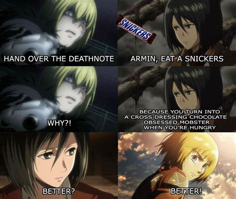 Death Note Attack On Titan Crossover Meme Kittyluv57 Photo