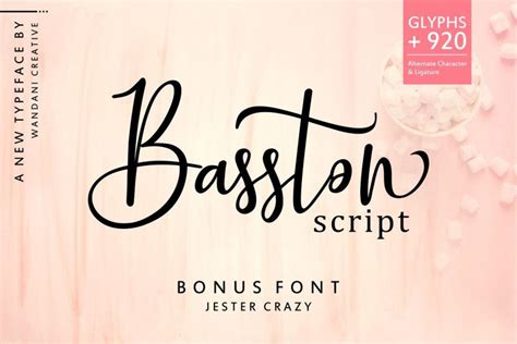 Basston Script Font Duo Dafont Free