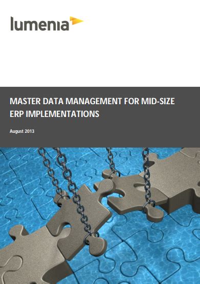 Master Data Management For Mid Sized Erp Implementations