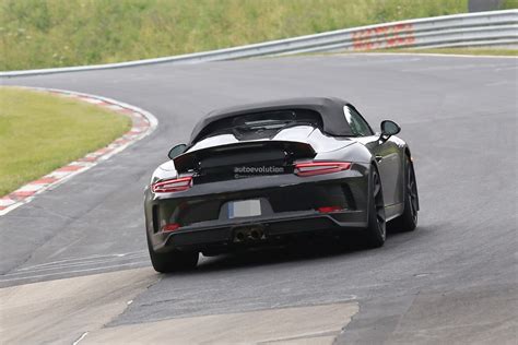 2019 Porsche 911 Speedster Shows Up At Nurburgring Looks Like A Jewel