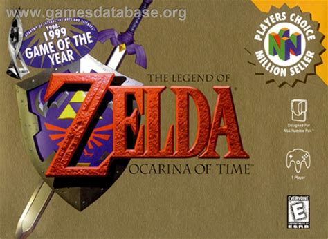 Legend Of Zelda Ocarina Of Time Nintendo N64 Games