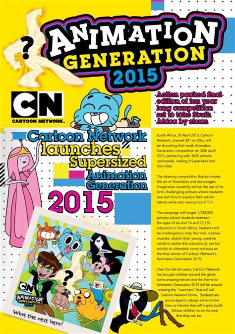 Cartoon Network Launches Its 2015 Supersized Animation Generation