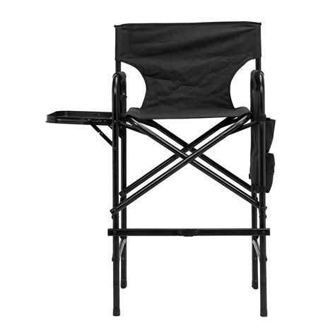 Winado Tall Folding Director Chair With Side Table Camping Chair