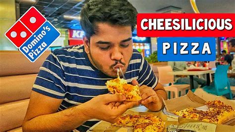 Domino S Cheese Dominator And 4 Cheese Pizza Review Cheesilicious Pizzas Domino S Pizza