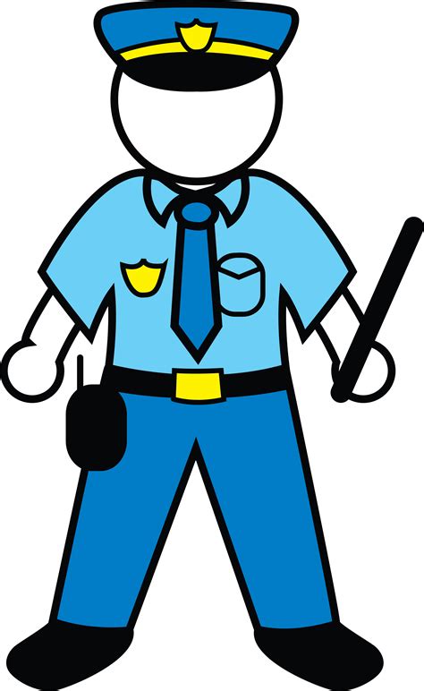 Cartoon Police Officer