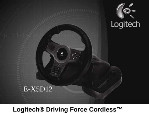 Logitech Far East EX5D12 Logitech Driving Force Cordless User Manual E