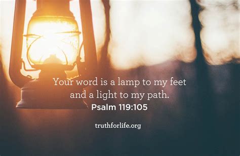 Your Word Is A Lamp To My Feet And A Light To My Path Psalm 119105