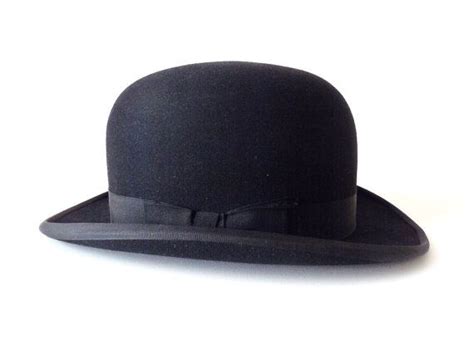 Vintage J B Stetson Bowler Hat 1930s Select Qual 7 18 Very Etsy