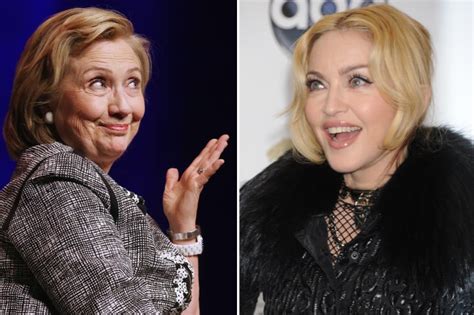 madonna says she ll give blow jobs in return for hillary clinton votes metro news