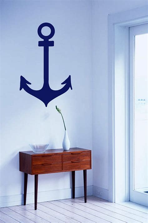 Anchor Wall Decal Decorative Art Decor Sticker For Bedroom Etsy