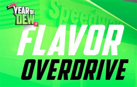Mtn Dew Flavor Overdrive Sweepstakes Sweepstakes Mtn Dew Flavors