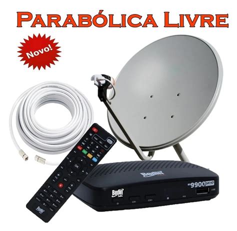 Kit Completo da Nova Antena Parabólica ku 60cm