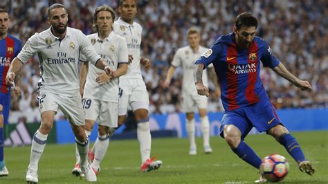 lionel messi s 500th goal for barcelona snares miracle el clasico win over real madrid