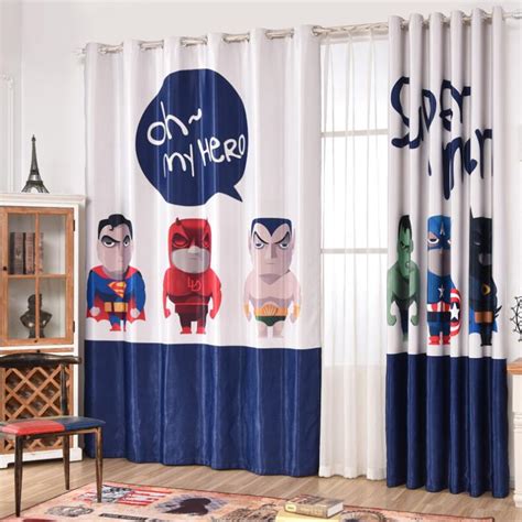 Build the ultimate bedroom for your superhero fan around a captain america bed. INS The Avengers Captain America Blackout Curtains For ...