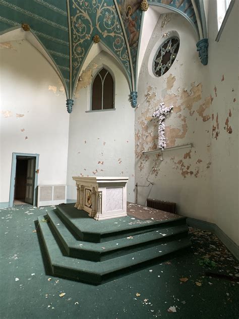 Abandoned Catholic Church Alter Once Occupied