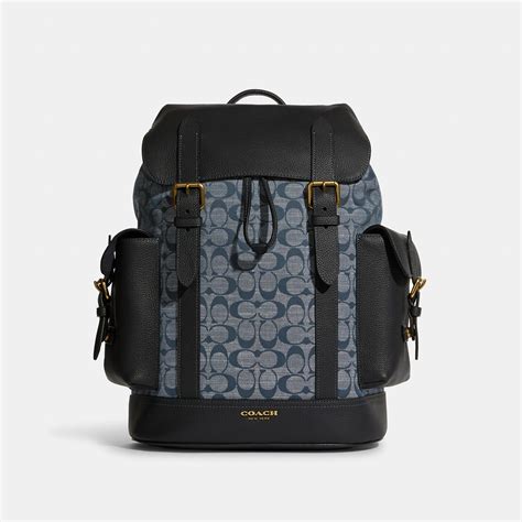 Coach Outlet Hudson Backpack In Signature Chambray Lyst