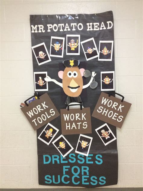 My Completed Interactive Mr Potato Head Bulletin Board Elementary