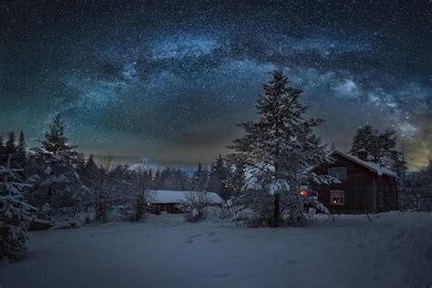 Starry Winter Night Image Id 21992 Image Abyss