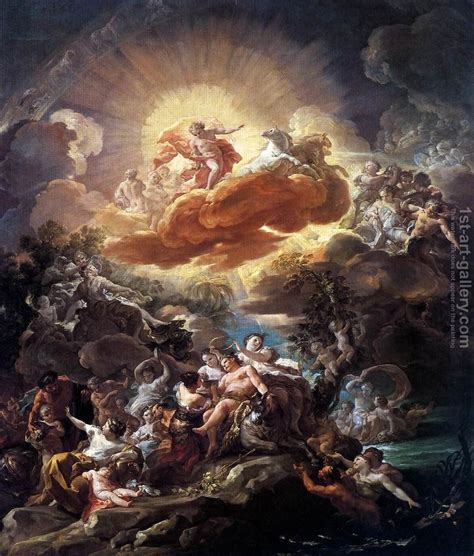The Birth Of The Sun And The Triumph Of Bacchus 1762 Greek Paintings