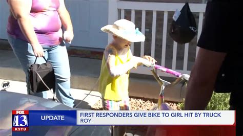 Five Year Old Roy Girl All Smiles Weeks After Being Struck By Pickup Truck