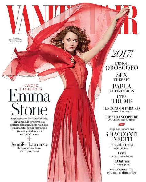 Vanity Fair Italia January 11th 2017 Emma Stone Mary Ellen Matthews Vanity Fair Magazine