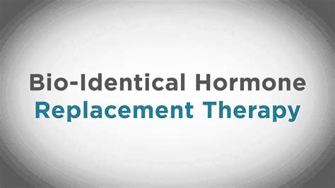 Bio Identical Hormone Replacement Therapy In Memphis Tn Youtube
