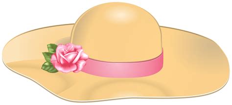 Female Hat With Rose Transparent Png Clip Art Image Gallery