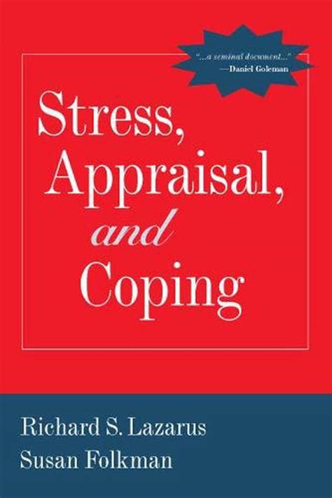 Stress Appraisal And Coping By Richard S Lazarus English Paperback