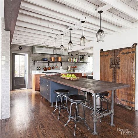 Industrial Meets Rustic In This Kitchen Rustic Industrial Kitchen