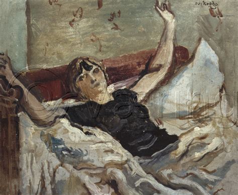 Lucy I Sengen Lucy In Bed 1925 1920 Lucy I Sengen Krohg Per