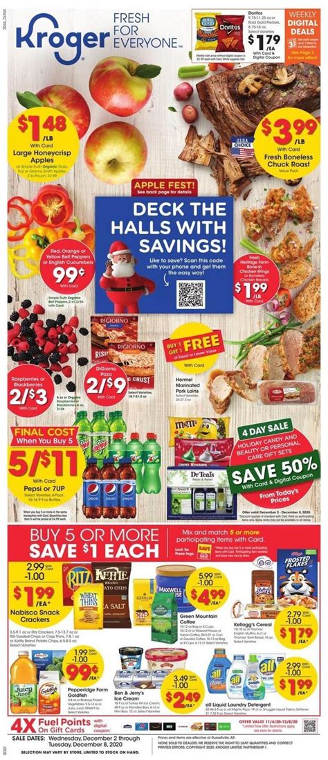 Kroger Weekly Ads And Special Buys From December 2