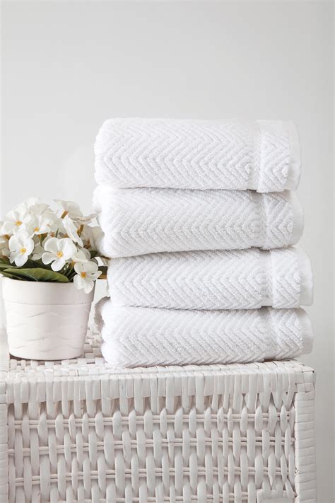 100 Turkish Cotton Maui Collection Luxury Hand Towels Set Of 4 Ozan