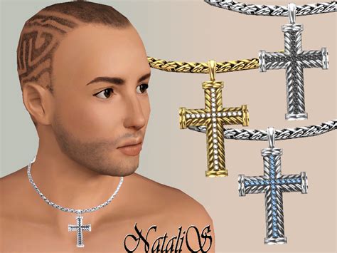 The Sims Resource Natalis Cross Pendant Ym Am