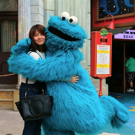 Hugs Make Everything Better Especially Those From Cookie Monster Come On Down And Meet You