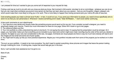 Dear sir dear madam cover letter. Dear Sir Madam Letter to Bob Borson | Life of an Architect
