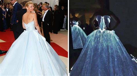 Met Gala Claire Daness Glow In The Dark Gown Upstaged A Red Car