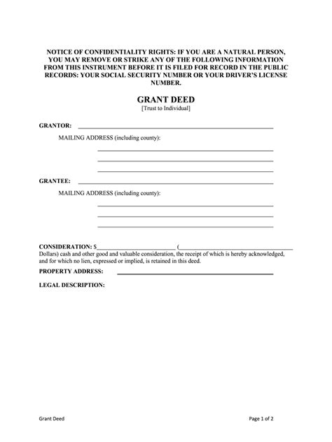 Texas Deed Trust Fill Online Printable Fillable Blank
