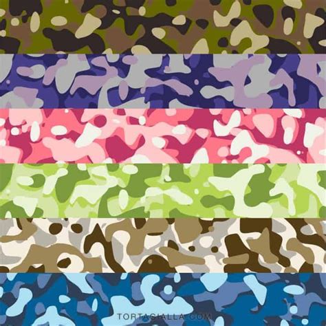 Free Printable Camo Paper Camouflage Pattern Design Pack Tortagialla