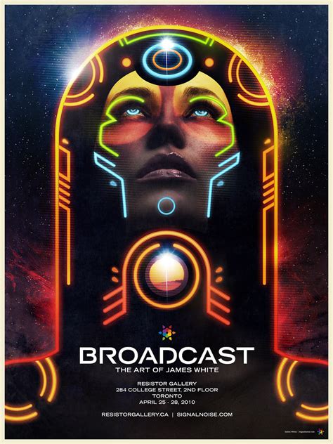 Signalnoise The Work Of James White Retro Cosmic Posters James