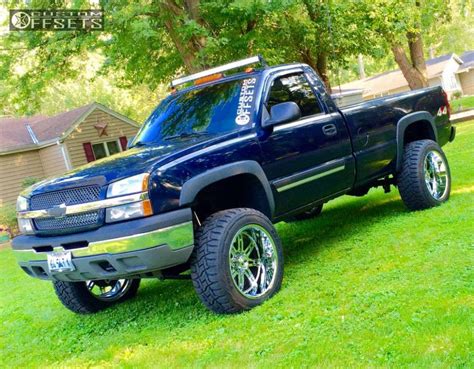 2005 Chevrolet Silverado 1500 With 22x12 44 Alloy Ion Style 183 And 35