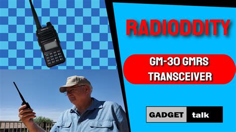 Radioddity Gm 30 Gmrs Radio Gadget Talk