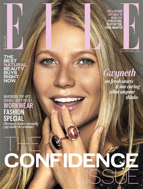 Gwyneth Paltrow Style Evolution Gwyneth Paltrow Elle Magazine Magazine Cover