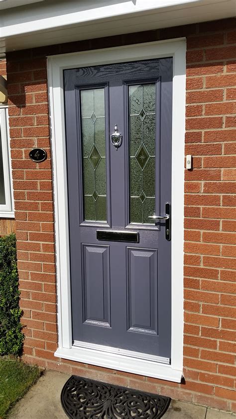 Composite Door Xtremedoor York Style Door In Slate Grey And Kara Zinc